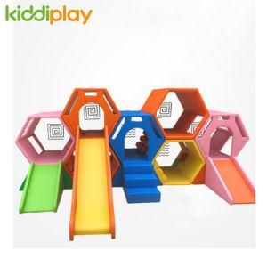 Indoor Soft Playground Honeycomb Slide Combination