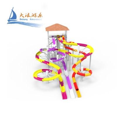 Funny Indoor Playground Commercial Grade Water Kids Adults Swimming Pool Slide with ISO 9001 Certificate