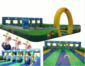 High Quality Inflatable Horse Race Track for Kids