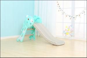 Kids Gift Indoor Plastic Bear Single Slide for Children Toys Kids Small Slides