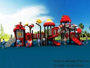 Plastic Outdoor Playground Slide Amusement Equipment with CE/ISO Certificate