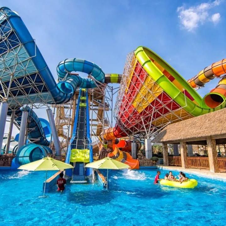 Commercial Water Park Equipment Fiberglass Water Pool Slide