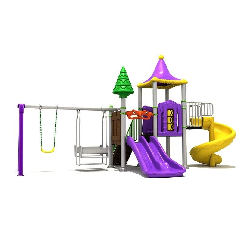 Commercial Kids Amusement Park Plastic Slide Children Outdoor Playground Equipment