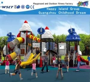 Rocket Feature Children Plastic Outdoor Playground Hf-14001