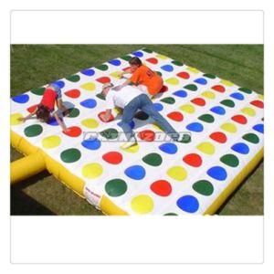 Mixed Color Dots 11*9 Lines Inflatable Twister Bed
