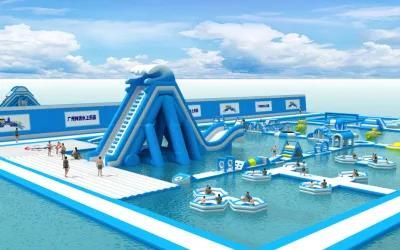 Giant Inflatable Water Park Equipment Inflatable Aqua Park Obstacle Course