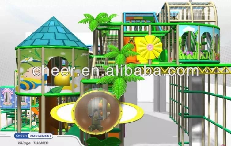 Cheer Amusement Forest Themed Indoor Softplay Ground Soft Indoor Playground for Kids