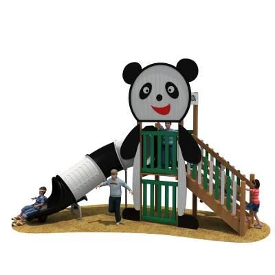 Factory Custom Outdoor Panda Series Playground Children Slide Amusement Equipment