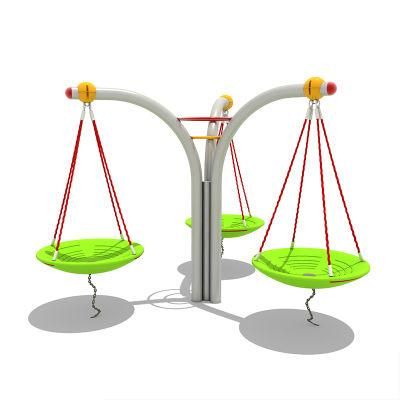 Outdoor Amusement Park Playground Equipment Kids Double Seat Garden Swing