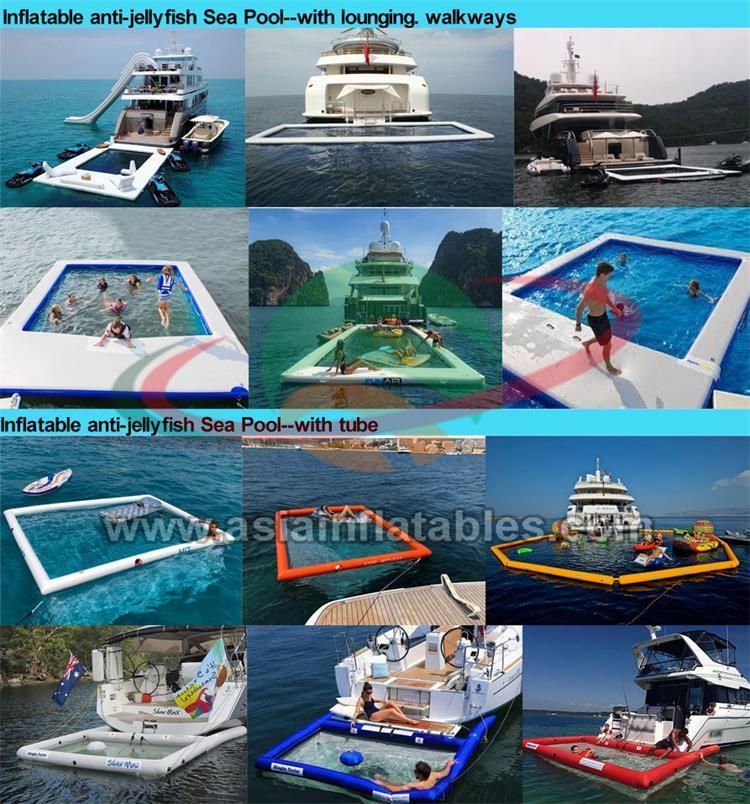 Inflatable Floating Platform Boat Inflatable Fishing Jet Ski Dock