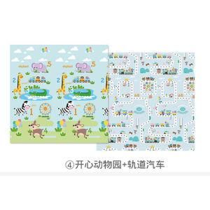 2020 Hot Sale 200*180*1cm Foldable Cartoon Baby Play Mat XPE Puzzle Children&prime; S Mat Baby Climbing Pad