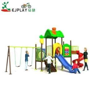 Plastic Slide Small Size Swing and Slide Kids Outdoor Playground