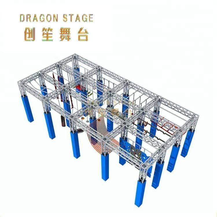 Aluminum Truss System for American Ninja Warrior Course Adult and Kids Gym Adventure Play Equipment Ninja Warrior Playground