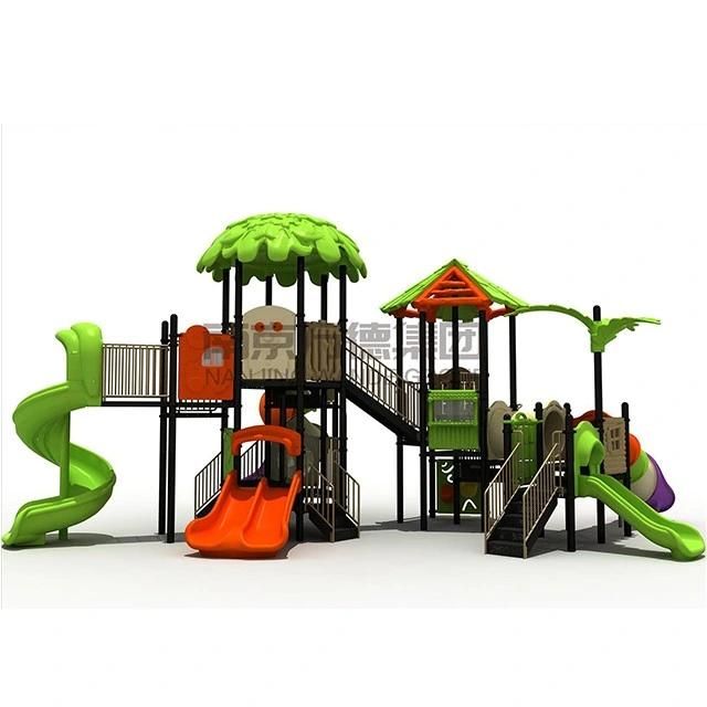 Treehouse Children Outdoor Playground with Slides Kids Treehouse