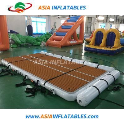 Water Play Equipment Jetski Yacht Inflatable Water Floating Fishing Platform