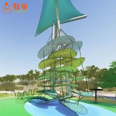 High Quality Central Park Plastic Outdoor Playground Equipment