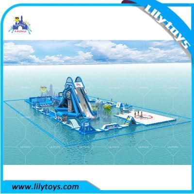 Inflatable Aqua Park Water Playground Water Obstacle Course for Sea or Lake