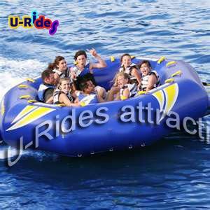 Sea Ski Jet PVC Inflatable Flying Towable Tube Tow Inflatable Round Boat Raft Water Ski Boat For outdoor sports Fun