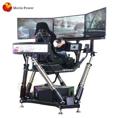 Exciting Experience Virtual Reality 9d Vr Driving Six-Axis Car Racing Games Machine