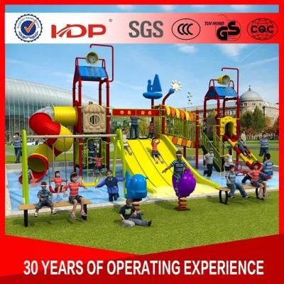 New Funny Professional Interactive Plastic Outdoor Water Playground Slides