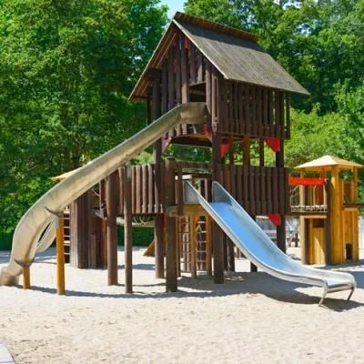 Park Outdoor Climbing Net House Slide Children Playground Sports Equipment
