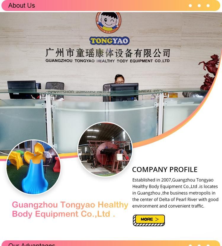 Interesting and Colorful Kids Outdoor Playground Slide (TY-1908301)