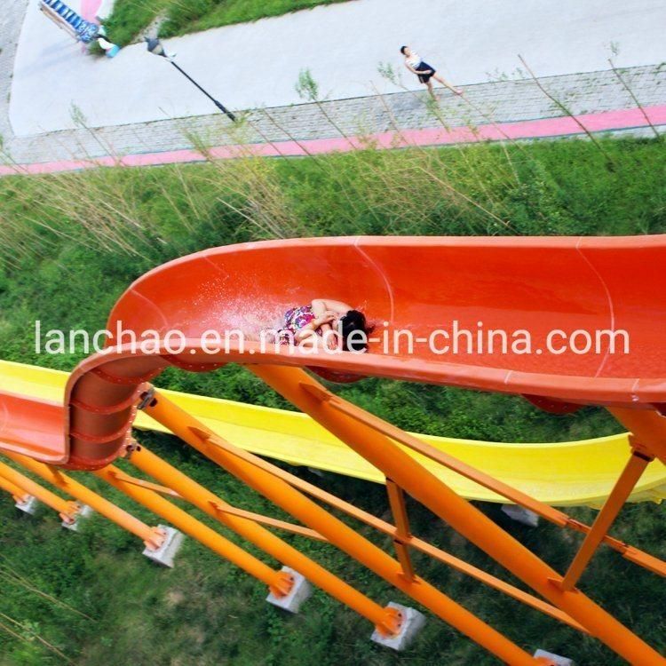 China Water Park Equipment Crazy High Speed Water Slide