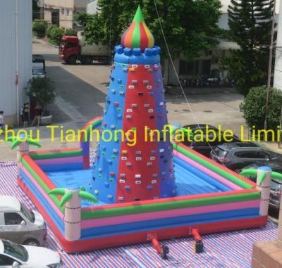 9X9X10m Giant Commercial Inflatable Rock Climbing Wall