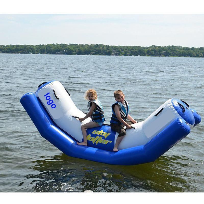 Water Games Adult Floating Inflatable Seesaw Rocker Water Totter for Sea