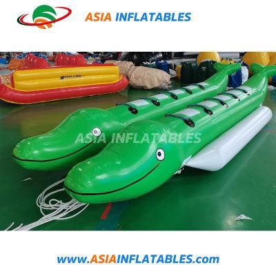10 Person Dolphin Boat Inflatable Banana Dolphin Inflatable Boat for Water