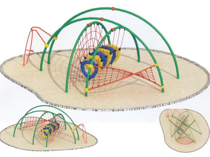 Outside Steel Climbing Structure for Children