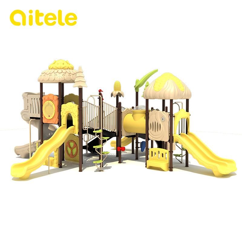 Wholesale Children Area Plastic Slide Outdoor Playground for Preschool
