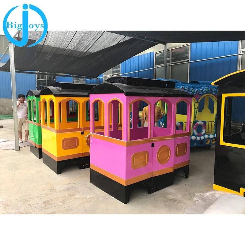 High Quality Commercial Outdoor Adult Amusement Park Electric Trackless Train