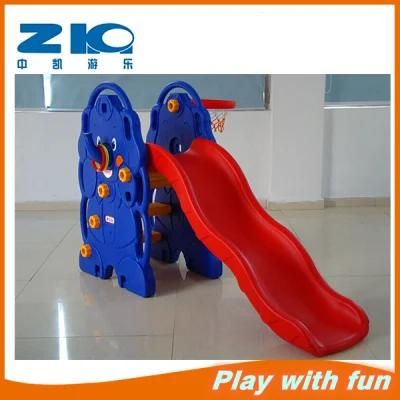 Kindergarten Children Indoor Playground with Plastic Slide