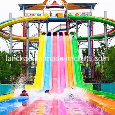 6 Chutes Octopus Competition Water Slide for Park