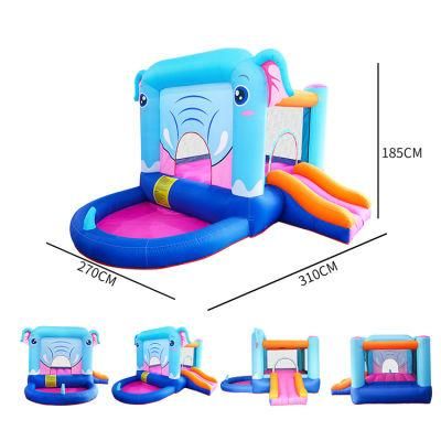 Outdoor Sporting Inflatable Bouncer with Slide and Pool