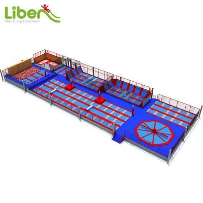 Professional Adults Fitness Commercial Gym Jump Trampoline Park with Sport Mat