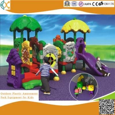 Outdoor Plastic Playground Slide Amusement Park Equipment for Kids