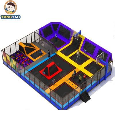 Customized Indoor Usage Trampoline with Safety Enclosure for Children