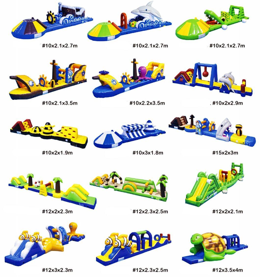 Inflatable Aqua Park Inflatable Obstacle Course Inflatable Water Obstacle