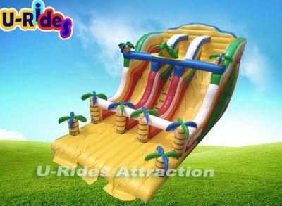 Cheap Factory Price Tropical Inflatable Slide Water Slide Inflatable Slip For Event