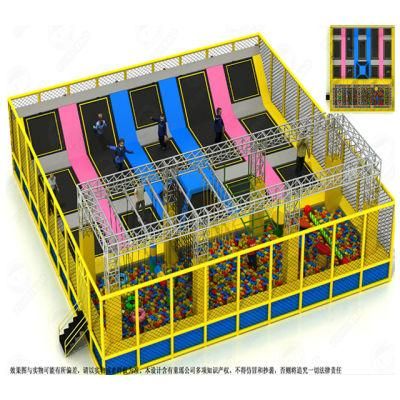 Customized Commercial Trampoline Park Entertainment Equipment