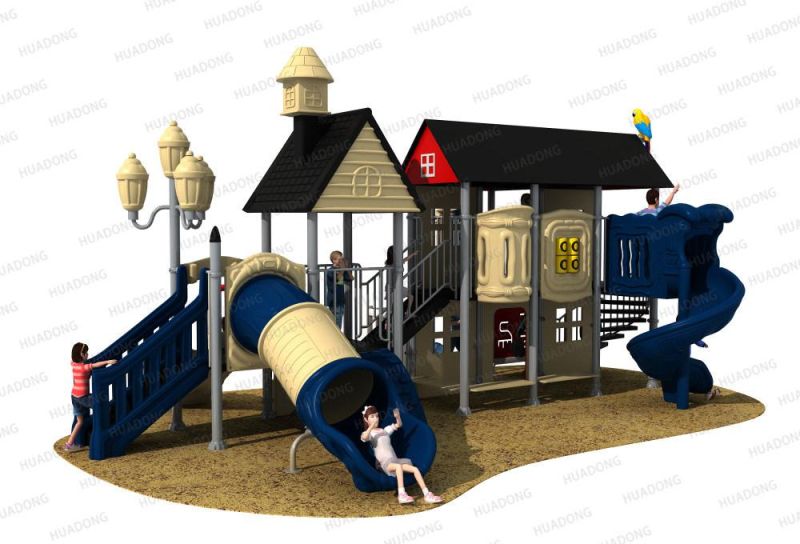 Villa Series Outdoor Playground Children Plastic Slide