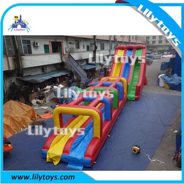 Best PVC Material Inflatable Giant Water Slide for Adult with Pool