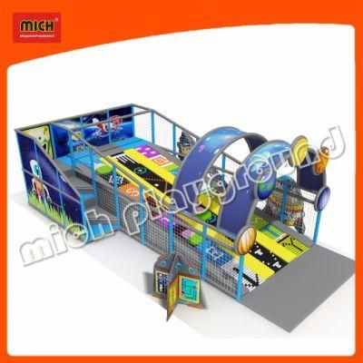 Indoor Playground with Roller Slide for Kids