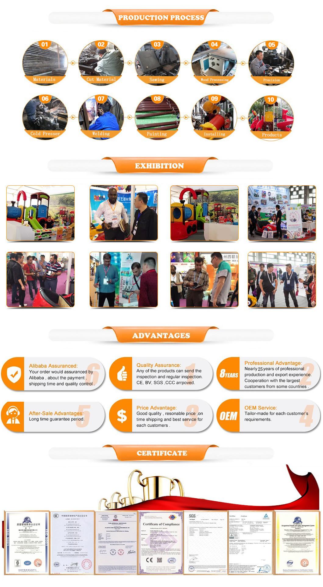 Physical Training Series Plastic Outdoor Climbers Steel Rope Climbing Playground Equipment with Slide