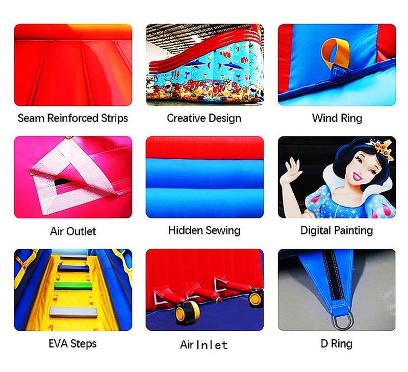 Indoor Funcity Inflatable Amusement Park Rides for Kids Inflatable Playground Sport Games