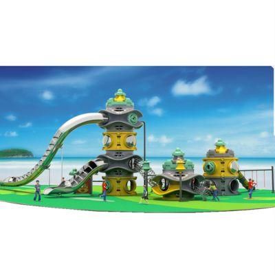 Outdoor Playground Slide Park Community Children Climbing Adventure Equipment Ym29