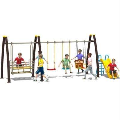 Park Outdoor Playground Equipment Community Kids Swing Swing Chair Slide