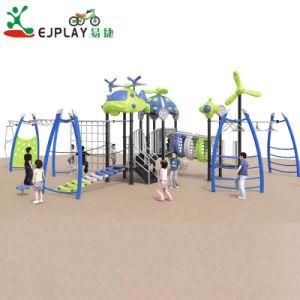 Happy Castle Preschool Galvanized Steel Pipe Outdoor Plastic Playground Slide Outdoor Playground